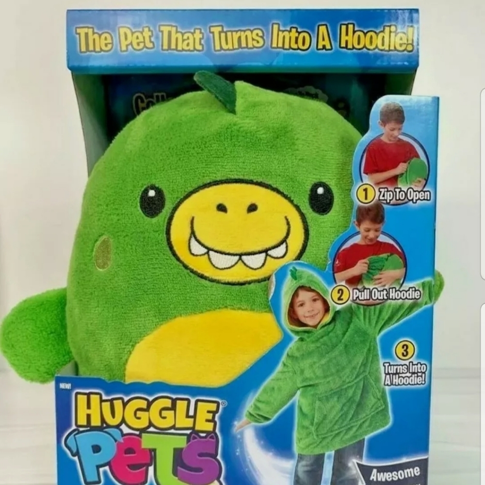Huggle Pets Animal Hoodie Awesome Dinosaur Blanket